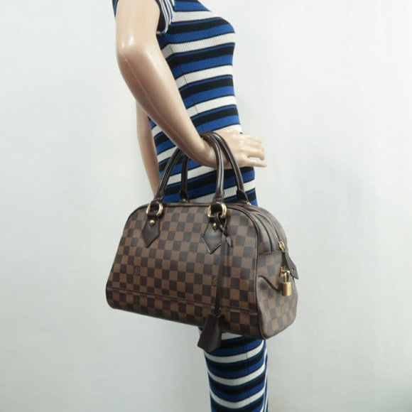 100% Authentic Louis Vuitton Duomo Damier Ebene Canvas Hand Bag - Picture 12 of 12